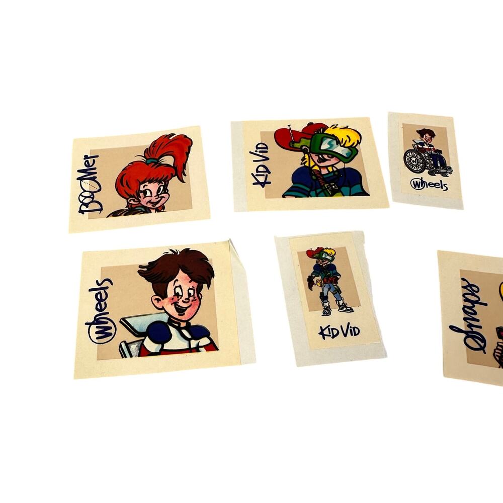 1990 Burger King kids club sticker set NEW vintage - Picture 3 of 5